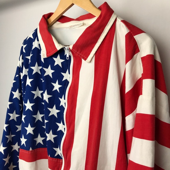 HOST PICK💎 Vintage American Flag Carabella Jacket - Picture 5 of 8